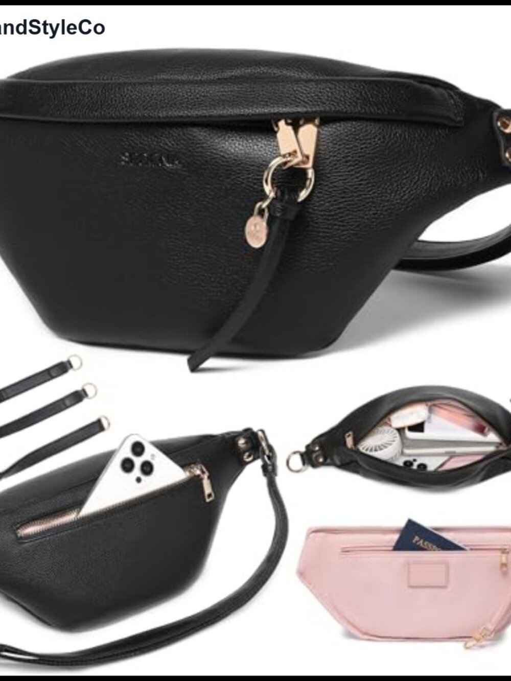 Anti-Theft RFID Crossbody Bag for Women - Vegan Leather Travel Purse with